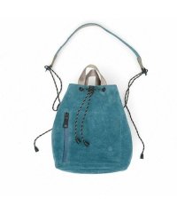 AS2OV/アッソブ AS2OV AS2OV / アッソブ WP SUEDE DRAW STRING BAGーTURQUOISE/503426410