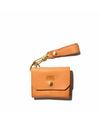 AS2OV/AS2OV / アッソブ OILED SHRINK LEATHER CARDCASE－BEIGE/503426442