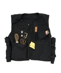 AS2OV/AS2OV / アッソブ SHRINK NYLON CAMP VEST 2 － BLACK/503426482