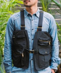 AS2OV/AS2OV / アッソブ SHRINK NYLON CAMP VEST 1 － NAVY/503478575