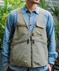 AS2OV/AS2OV / アッソブ SHRINK NYLON CAMP VEST 3－GY/503478577