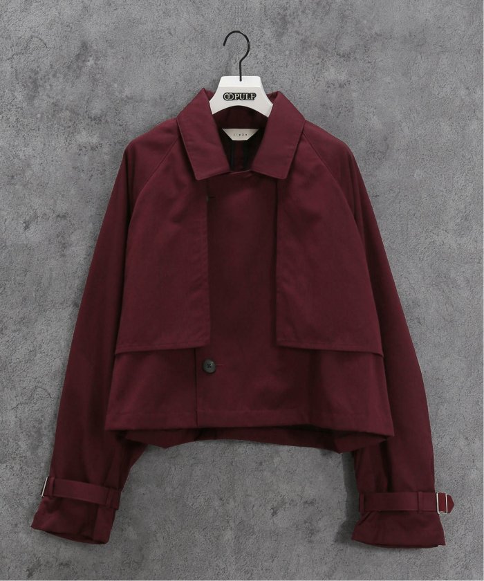 信望商いもの Jieda short trench jacket - whirledpies.com