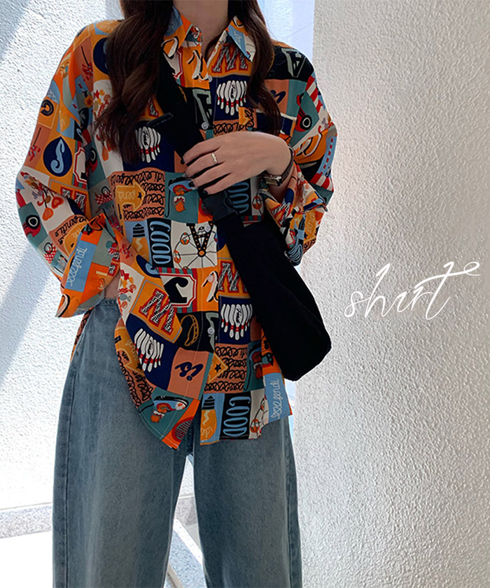 柄シャツ 新品 デッド ポリシャツ こわばり 半袖シャツ アート柄 柄シャツ 新品 デッド ポリシャツ こわばり 半袖シャツ アート柄