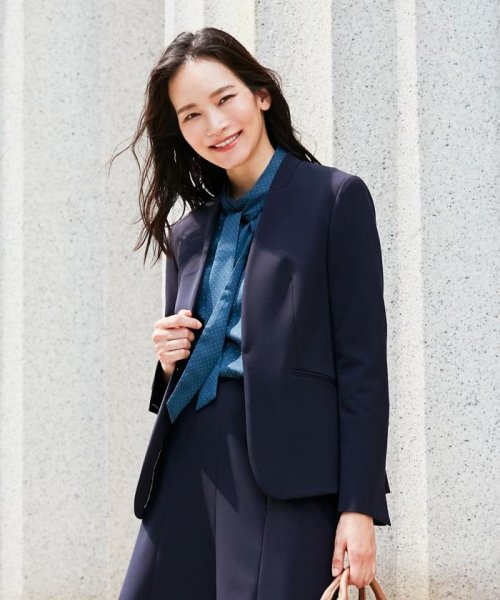 スーツ対応 T Rアルガンシルク ノーカラージャケット J プレス レディス 大きいサイズ J Press Ladies Large Size D Fashion スーツ対応 T Rアルガンシルク ノーカラージャケット J プレス レディス 大きいサイズ J Press Ladies Large Size D Fashion
