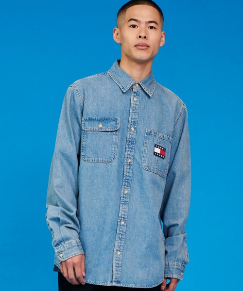 セール】デニムシャツ(503477740) | トミージーンズ(TOMMY JEANS) - d ...