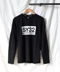 ar/mg/【73】【it】【SY32 by SWEET YEARS】BOXLOG L/S TEE/503490445