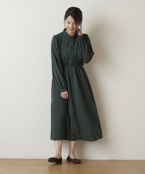 セール 50 Off チャイナボタンプチハイワンピース オリーブデオリーブ Olive Des Olive D Fashion