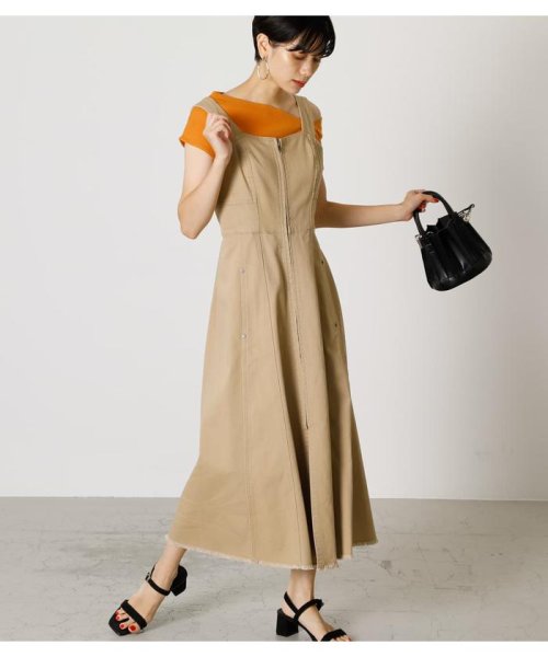 Zip Up Jumper Dress ２ アズールバイマウジー Azul By Moussy D Fashion
