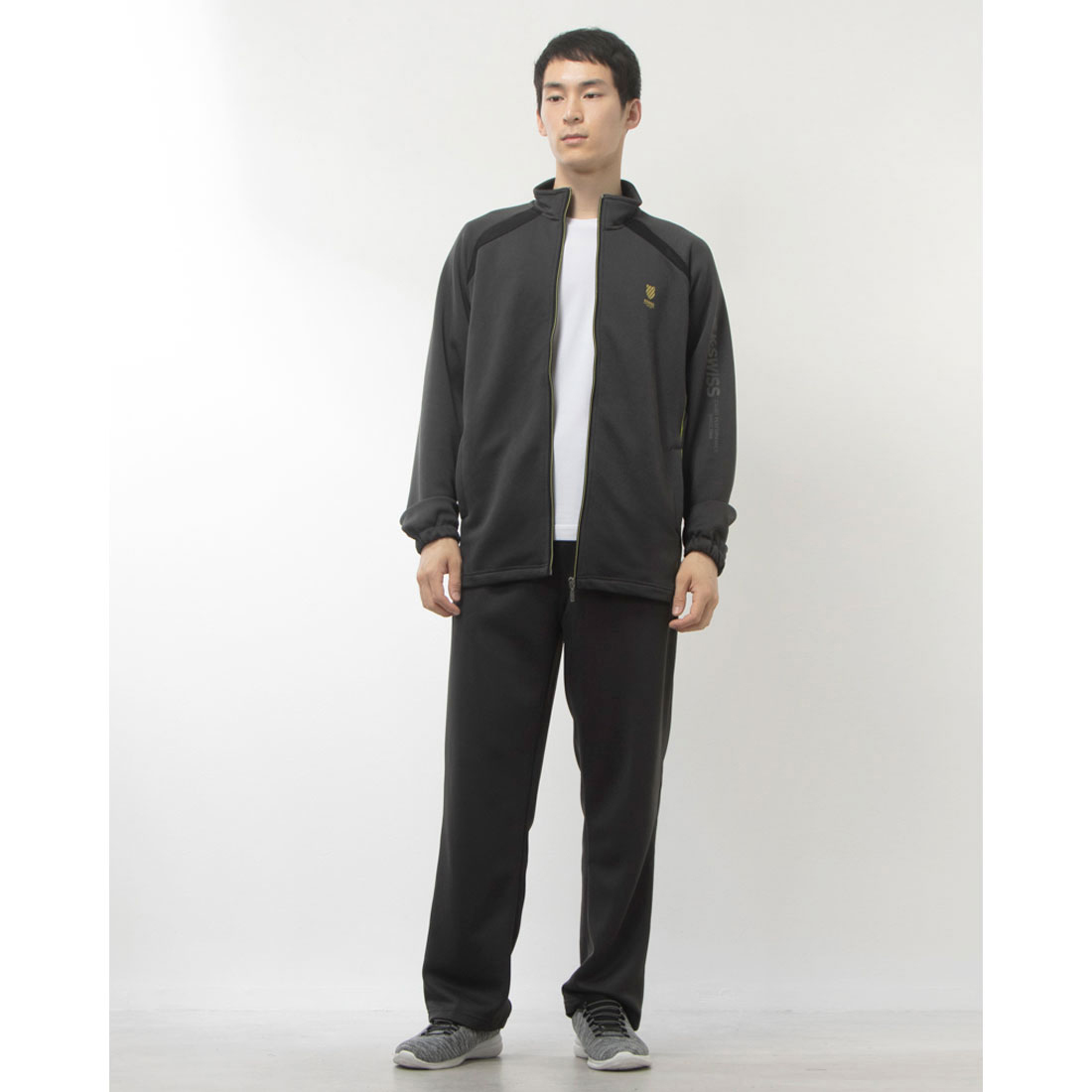 海外個人輸入 [吸汗・速乾・消臭] K・SWISS ケースイス ドライ 上下 ジャージ ウェア