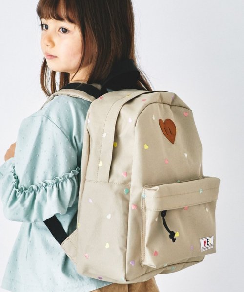 クーポン 別注 Mei メイ デイパック Mサイズ ハート グリーンレーベルリラクシング キッズ Green Label Relaxing Kids D Fashion