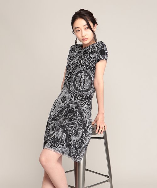 セール ワンピース半袖 Paris デシグアル Desigual D Fashion