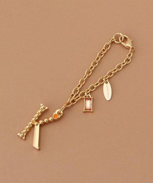 シンプルイニシャルバッグチャーム K サマンサタバサ Samantha Thavasa D Fashion シンプルイニシャルバッグチャーム K サマンサタバサ Samantha Thavasa D Fashion