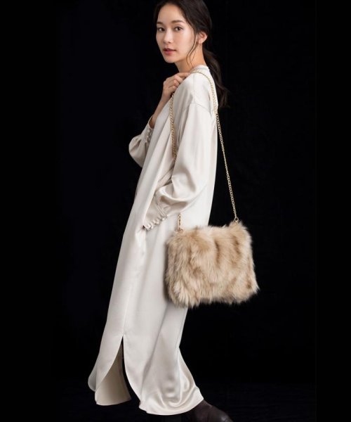 Unfilo Sサイズ有 ドレープサテン シャツワンピース 検索番号ug23 自由区 Jiyu Ku D Fashion