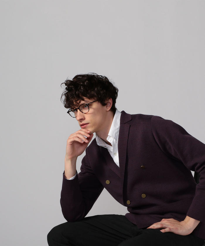 セール 30%OFF】ウールコットンミラノリブ 6Bニットジャケット セール 30%OFF】ウールコットンミラノリブ 6Bニットジャケット