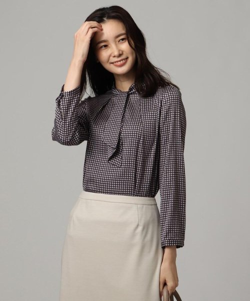 セール 50 Off 洗える オータムジオメボウタイブラウス アンタイトル Untitled D Fashion