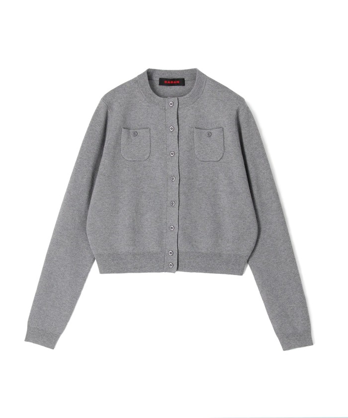 CABaN コットンカシミヤ クルーネックカーディガン(503363397) | CABaN