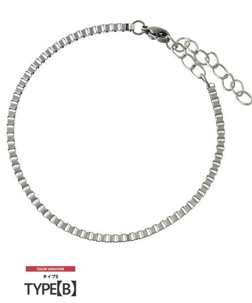 バングル ブレスレット メンズ ステンレス シンプル チェーン アクセサリー メンズブレスレット メンズアクセ アクセ ブレス シルバーアクセ 春 夏 秋 冬 ワンカラーズ One Colors D Fashion