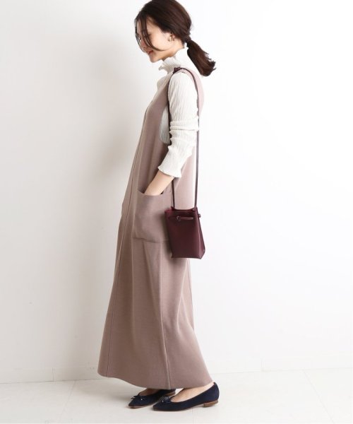 Vネックニットロングワンピース スローブ イエナ Slobe Iena D Fashion
