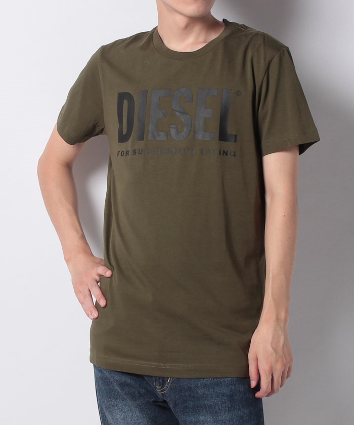 DIESEL T－DIEGO－LOGO ディーゼル ロゴプリント Tシャツ 00SXED 