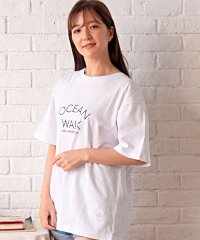 CavariA/CavariA Tシャツ メンズ 半袖 ブランド プリント カットソー ホワイト ネイビー ブラック 黒 白 紺 ユニセックス クルーネック M L XL/503512799