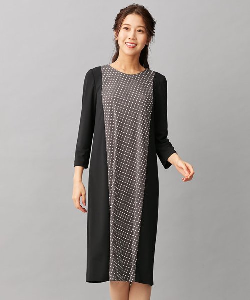 クーポン セール56 Off ドット柄切替ワンピース レリアンプラスハウス Leilian Plus House D Fashion