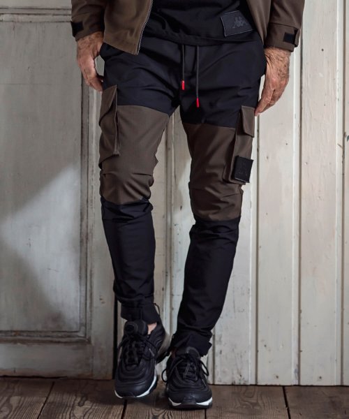 Kappa カッパ 切り替えカーゴパンツ Kappa Kappa D Fashion