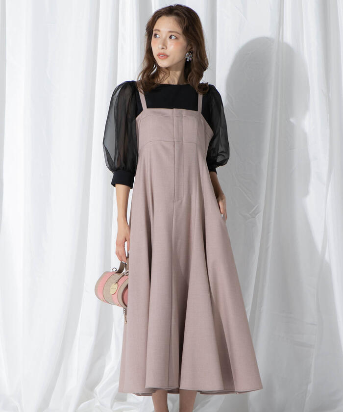 【セール 60%OFF】【大きいサイズ】ハイウエストキャミ 【セール 60%OFF】【大きいサイズ】ハイウエストキャミ