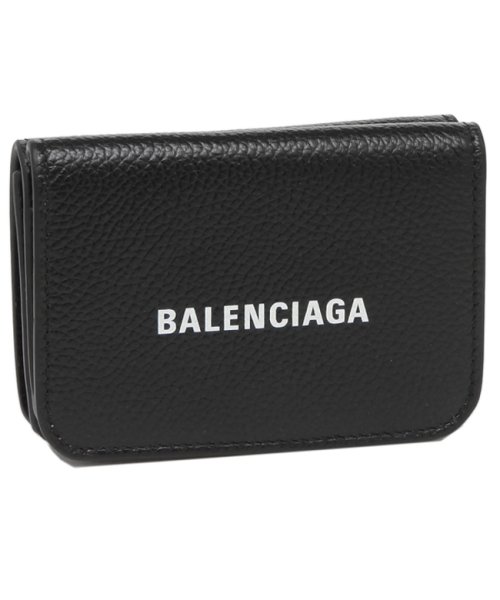 バレンシアガ 三つ折り財布 メンズ レディース Balenciaga 1izim 1090 ブラック バレンシアガ Balenciaga D Fashion