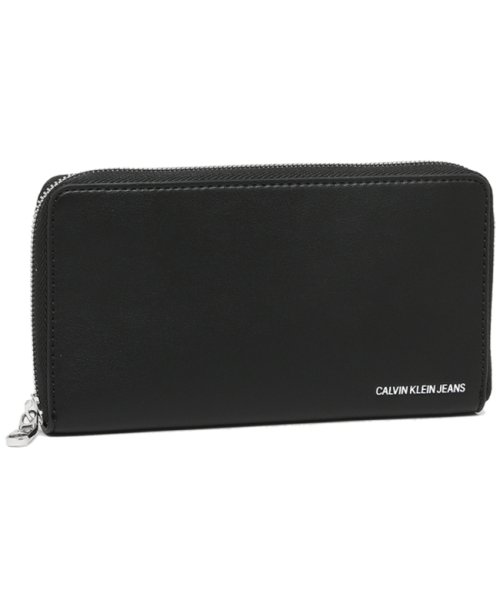 カルバンクライン 長財布 アウトレット メンズ レディース Calvin Klein 001 ブラック カルバンクライン Calvin Klein D Fashion