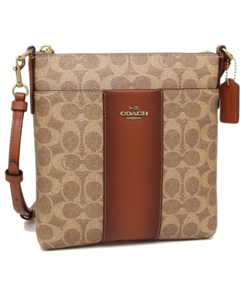 コーチ ショルダーバッグ レディース Coach B4nq4 ブラウンマルチ コーチ Coach D Fashion