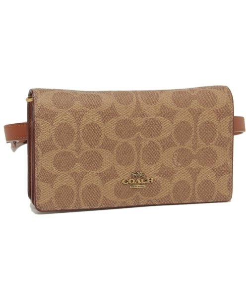セール コーチ ウエストバッグ ショルダーバッグ レディース Coach B4nq4 ブラウン カーキ コーチ Coach D Fashion