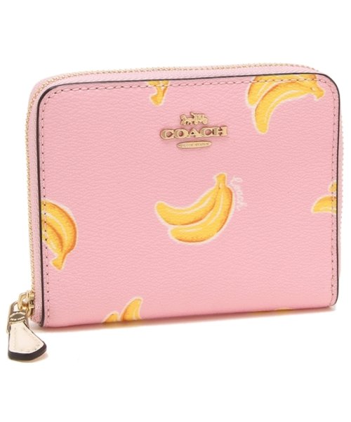 コーチ 折財布 アウトレット レディース Coach 3154 Imr47 ピンク コーチ Coach D Fashion