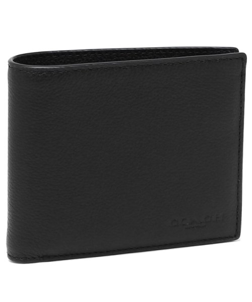 セール コーチ 折財布 アウトレット メンズ Coach F Blk ブラック コーチ Coach D Fashion