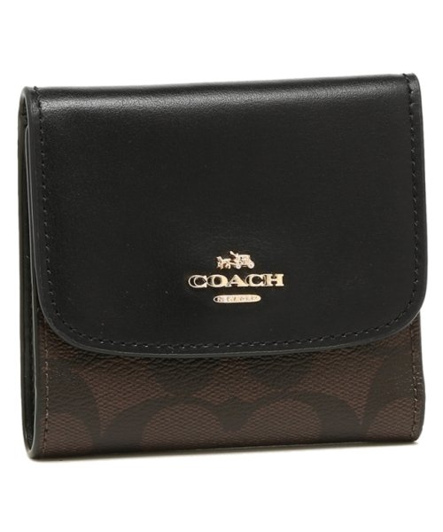 コーチ 三つ折り財布 レディース アウトレット Coach F875 Imaa8 ブラウン ブラック コーチ Coach D Fashion コーチ 三つ折り財布 レディース アウトレット Coach F875 Imaa8 ブラウン ブラック コーチ Coach D Fashion
