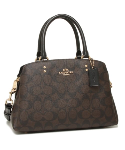 セール 52 Off コーチ ハンドバッグ ショルダーバッグ アウトレット レディース Coach Imaa8 ブラウン ブラック コーチ Coach D Fashion