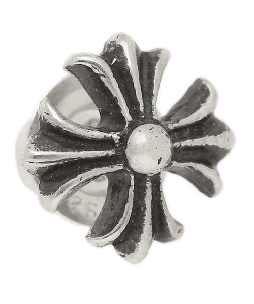 クロムハーツ ピアス メンズ レディース Chrome Hearts Chプラス スタッド ピアス Ch Plus Studs Earrings ブラック シル クロムハーツ Chrome Hearts D Fashion