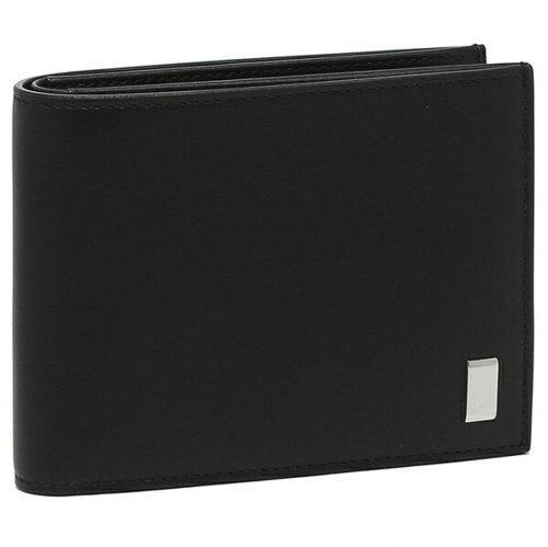 ダンヒル 折財布 メンズ Dunhill 19f2f32at001r ブラック シルバー ダンヒル Dunhill D Fashion