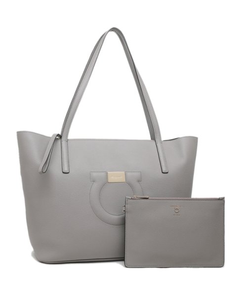 セール フェラガモ トートバッグ レディース ガンチョシティ Salvatore Ferragamo 21h019 グレー 対応 サルヴァトーレ フェラガモ Salvatore Ferragamo D Fashion