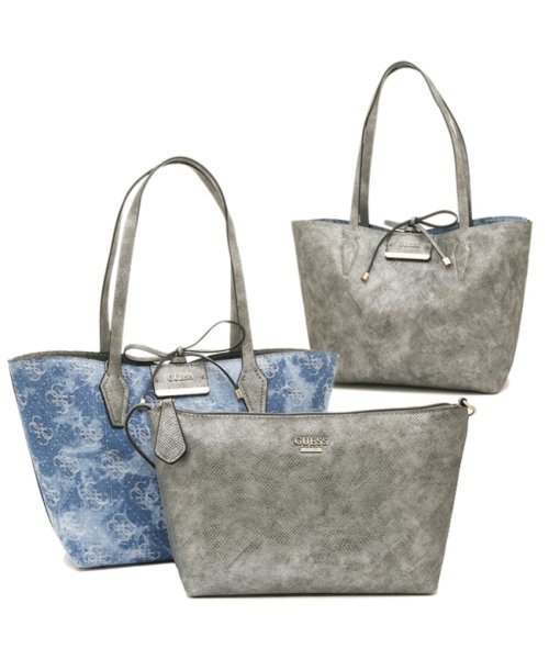 ゲス トートバッグ レディース Guess Dl Dgp ブルー グレー ゲス Guess D Fashion