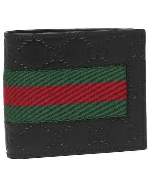 グッチ 二つ折り財布 メンズ Gucci 4086 Cwcln 1060 ブラック マルチ グッチ Gucci D Fashion