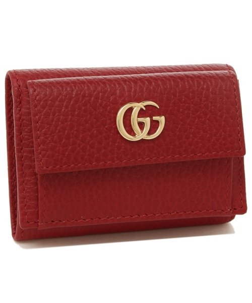 グッチ 折財布 レディース Gucci Cao0g 6433 レッド グッチ Gucci D Fashion