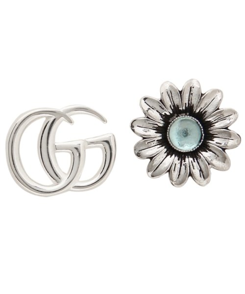 グッチ ピアス アクセサリー レディース Gucci I5569 81 シルバー ブルー グッチ Gucci D Fashion