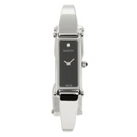 GUCCI/【2年保証】グッチ GUCCI 時計 レディース 1500シリーズ クォーツ ブラック シルバー GUCCI YA015555/503521846