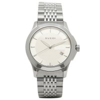 GUCCI/グッチ GUCCI 時計 腕時計 メンズ YA126401 Gタイムレス ホワイト/シルバー ウォッチ WATCH/503521904