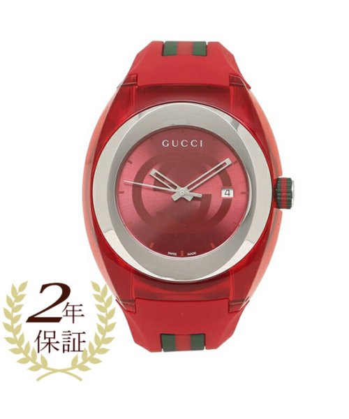 グッチ 腕時計 レディース メンズ Gucci Ya レッド グッチ Gucci D Fashion
