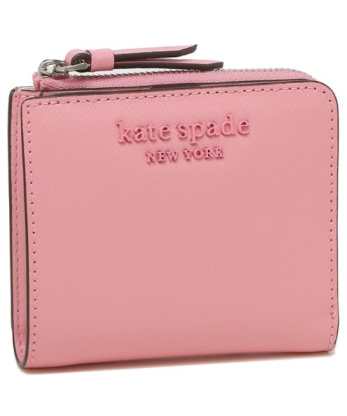 ケイトスペード 折財布 アウトレット レディース Kate Spade Wlru6032 641 ピンク ケイトスペード ニューヨーク Kate Spade New York D Fashion
