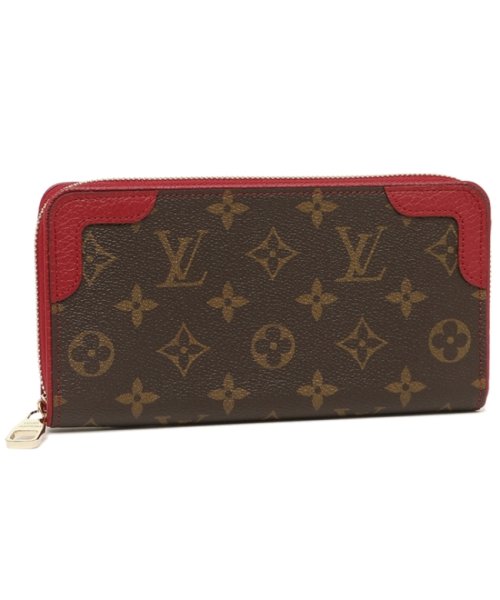 ルイヴィトン 長財布 メンズ レディース Louis Vuitton M ブラウン レッド ルイ ヴィトン Louis Vuitton D Fashion