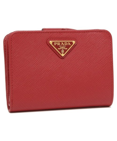 セール プラダ 折財布 レディース Prada 1ml018 Qhh F068z レッド プラダ Prada D Fashion