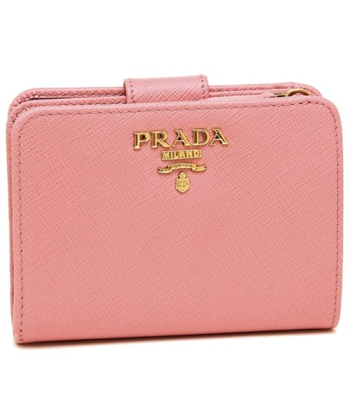 セール プラダ 折財布 レディース Prada 1ml018 Qwa F0442 ピンク プラダ Prada D Fashion