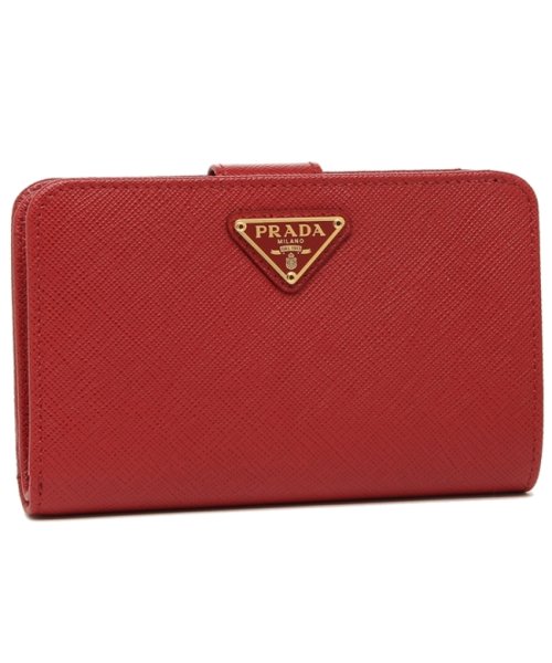 セール プラダ 折財布 レディース Prada 1ml225 Qhh F068z レッド プラダ Prada D Fashion